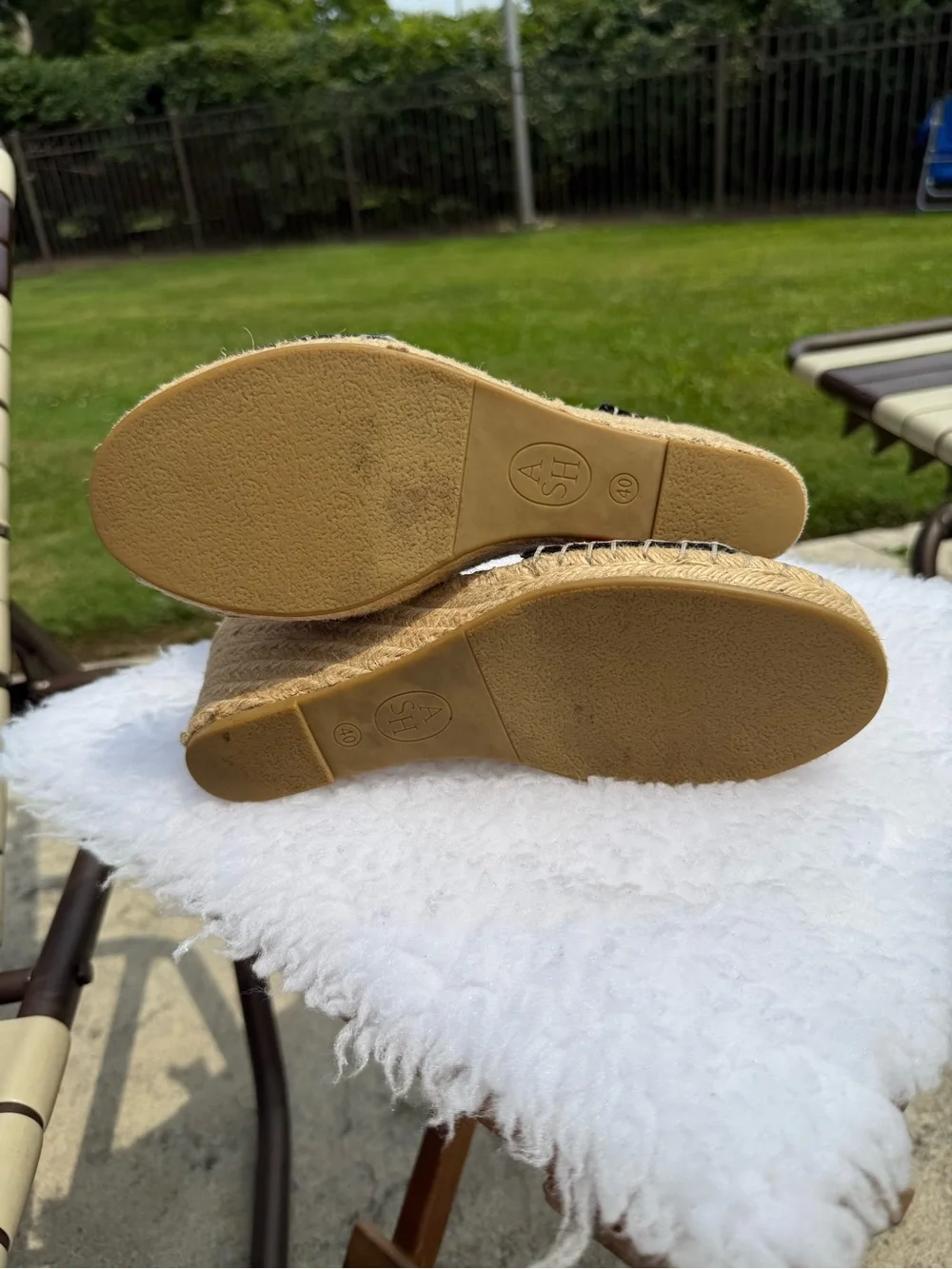 Ash espadrille wedges